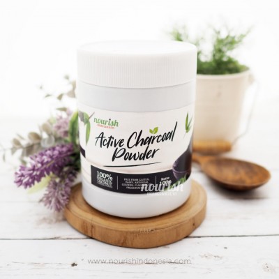 Nourish Indonesia, Activated Charcoal Powder 100gr