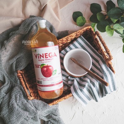 Vinega, Apple Vinegar (cuka apel alami) with the mother 1L