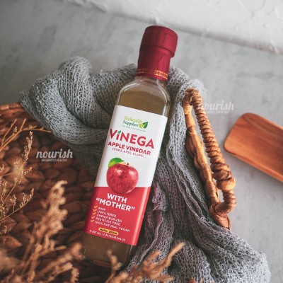 Vinega, Apple Vinegar (cuka apel alami) with the mother 250 ml