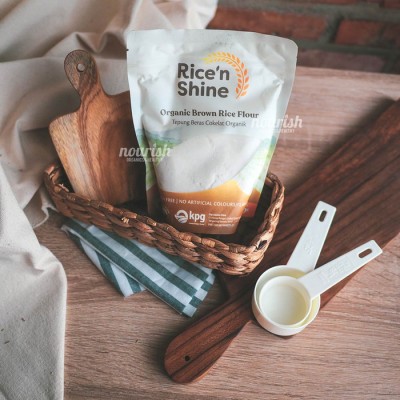 Rice n Shine Organic Brown Rice Flour (Tepung Beras Cokelat Organik)
