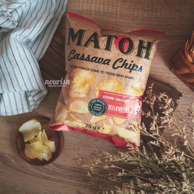 Matoh Keripik Singkong Balado No MSG 75g