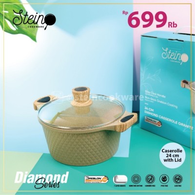 Stein Cookware Diamond Caserolle 24cm