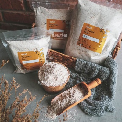 Rye Flour / Tepung Gandum Hitam Utuh 250 gr