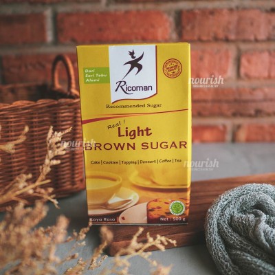 Ricoman Light Brown Sugar 500gr
