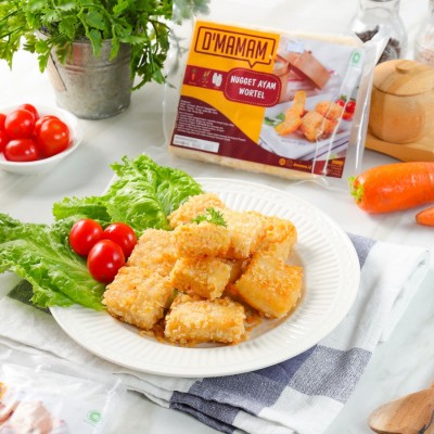 Nugget Ayam Wortel NO MSG, HALAL, BPOM 250gr