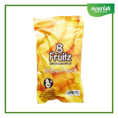 8 Fruitz IQF Peach IQF / Peach Beku 500 gr