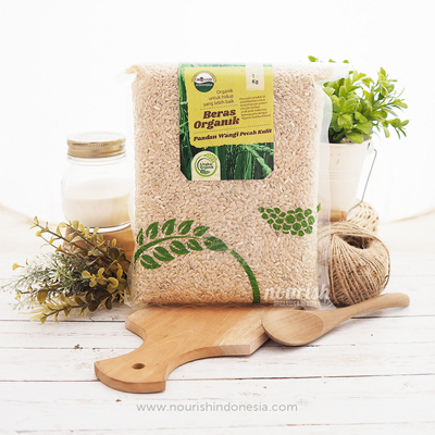 Organic Brown Rice 1 kg (Beras Coklat Organik)