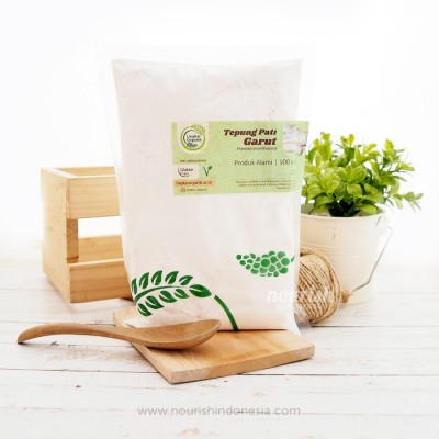 Tepung Pati Garut Organik (ARROWROOT POWDER) (500gr)