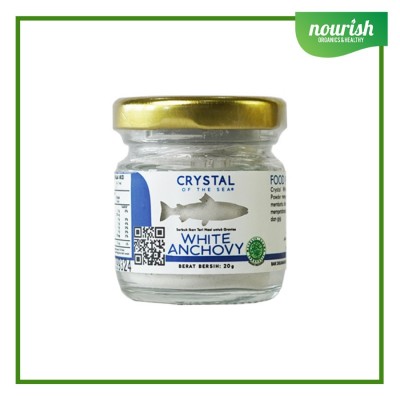 Crystal Of The Sea White Anchovy Powder/ Bubuk Ikan Teri MPASI 20g - WHITE ANCHOVY