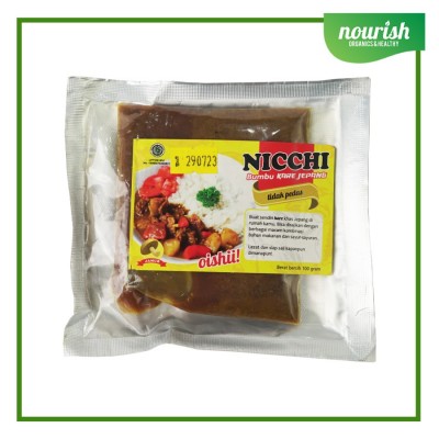 NICCHI Kare Jepang / Kari Jepang / Japanese Curry Paste , HALAL 100g - Jamur Tdk Pedas