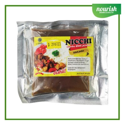 NICCHI Kare Jepang / Kari Jepang / Japanese Curry Paste , HALAL 100g - Sapi Tdk Pedas