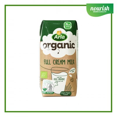 Arla Organic FULL CREAM Milk / Susu Full Krim organik 200ml - 1 PCS