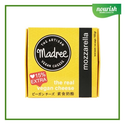 Madree Vegan Cheese / Keju Vegan Non GMO 100g - MOZZARELLA
