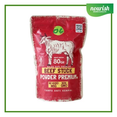 Organic Center Kaldu PREMIUM Non GMO, HALAL 80gr - BEEF