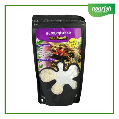 AL MUMTAZZA Beras+Bumbu Instan/Kebuli/Bukhori/Mandhi HALAL,NO MSG 350g - NASI MANDHI