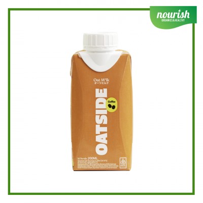 Oatside Oat Milk With Caps ( TUTUP ) 200 Ml - Coffee