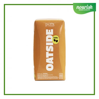 Oatside Oat Milk With Straw ( SEDOTAN ) 200 Ml - Coffee