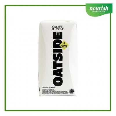 Oatside Oat Milk With Straw ( SEDOTAN ) 200 Ml - Barista