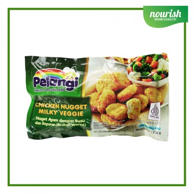 Pelangi Chicken Nugget Milky Tanpa MSG / Tanpa PENGAWET / HALAL / BPOM - VEGGIES