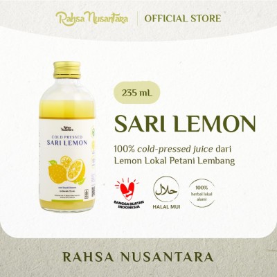 Rahsa Nusantara, Sari Lemon Premium Juice Murni Lokal Asli / HALAL - 500 mL