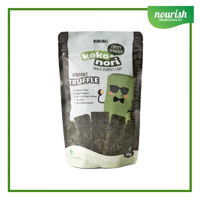 KOKOBI Koko Nori Crispy Seaweed SNACK RUMPUT LAUT, HALAL & NO MSG 20gr - TRUFFLE