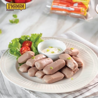 D'MAMAM Beef Sausage Original/ Sosis Sapi/ NO MSG/GLUTEN FREE 200gram