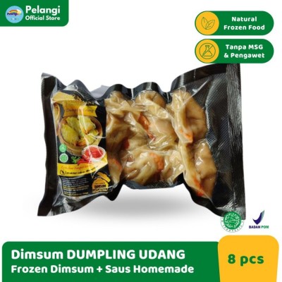 Pelangi Dimsum Plus Saos No MSG / No Pengawet / HALAL / BPOM - DUMPLING UDANG