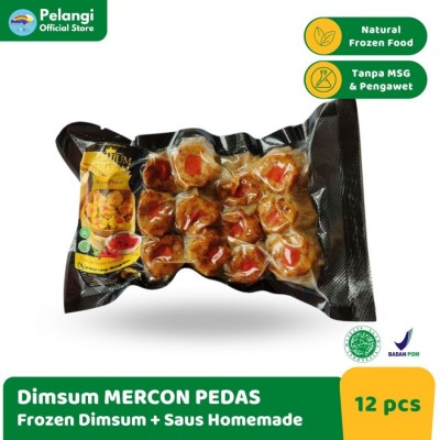 Pelangi Dimsum Plus Saos No MSG / No Pengawet / HALAL / BPOM - MERCON PEDAS