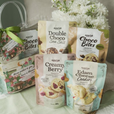 Cookie Treats Hampers Idul Fitri (Isi 4 Cookies Best Seller Nourish)