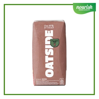 OATSIDE Oat Milk Chocolate Malt With Straw (SEDOTAN) 200ML