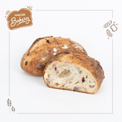 Country Cranberry Cheese Walnut - 100% Sourdough Country Bread Long Fermentation 500gr