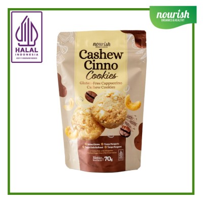 Cashewcinno Cookies - Gluten Free Cappuccino Cashew Cookies 70gr