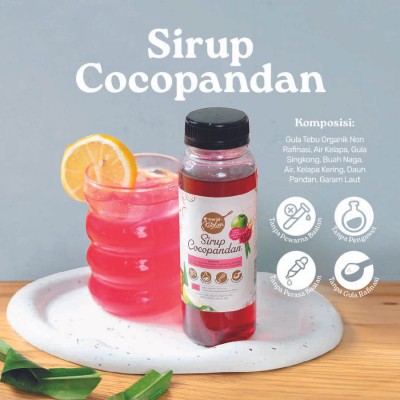 Sirup Cocopanda - Dengan Gula Asli, Tanpa Perasa - Pewarna Buatan 300 gr