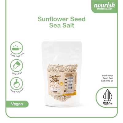Sunflower Seed Sea Salt - Biji Bunga Matahari (Kuaci) Panggang Asin dengan Sea Salt 100 gr